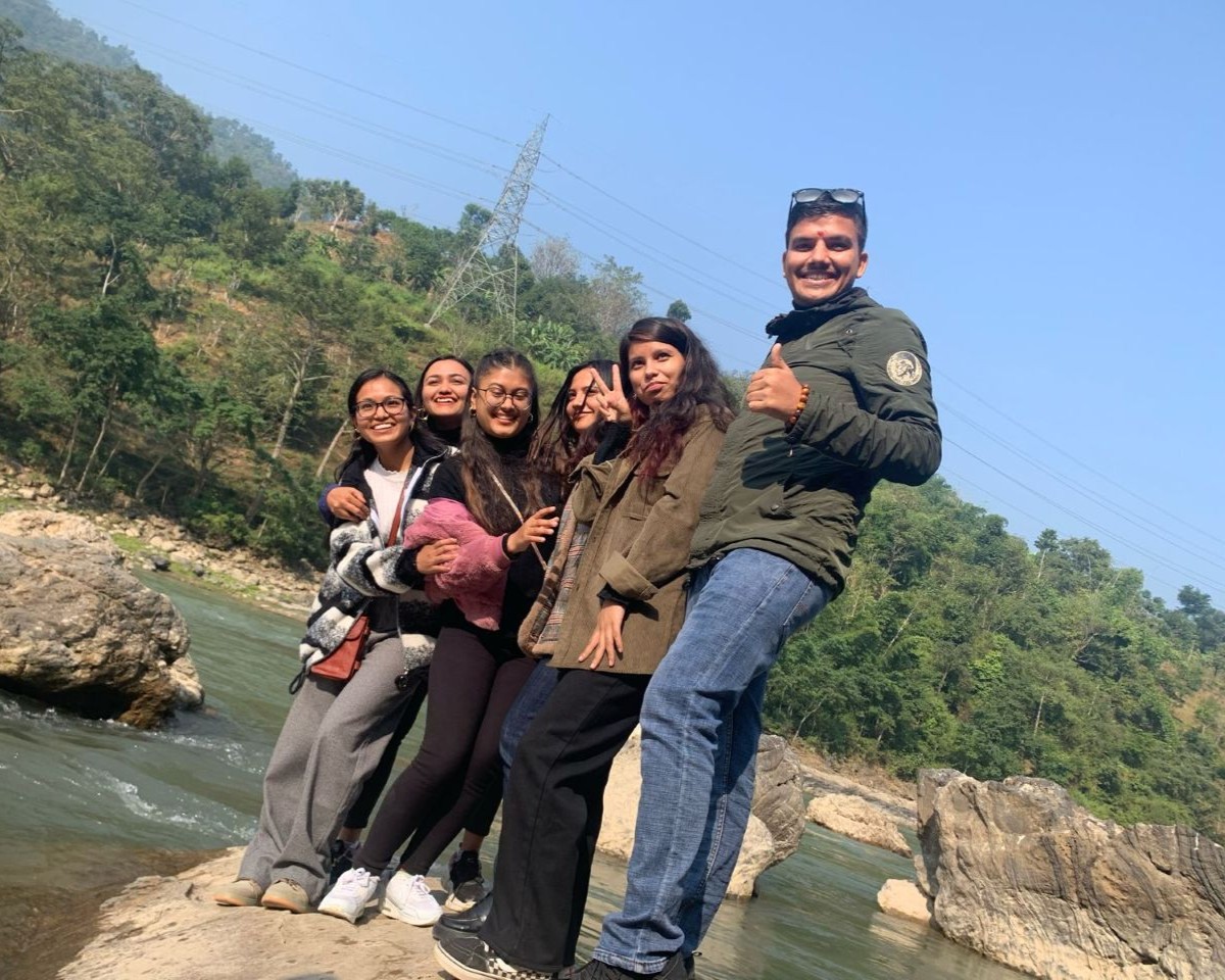 Picture at trishuli's stone