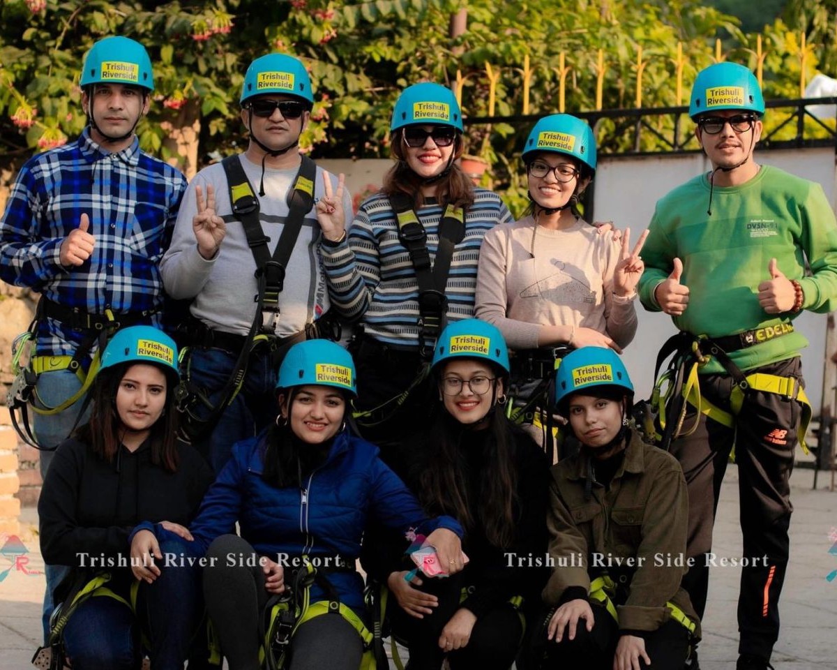 Moments before Trishuli Rafting